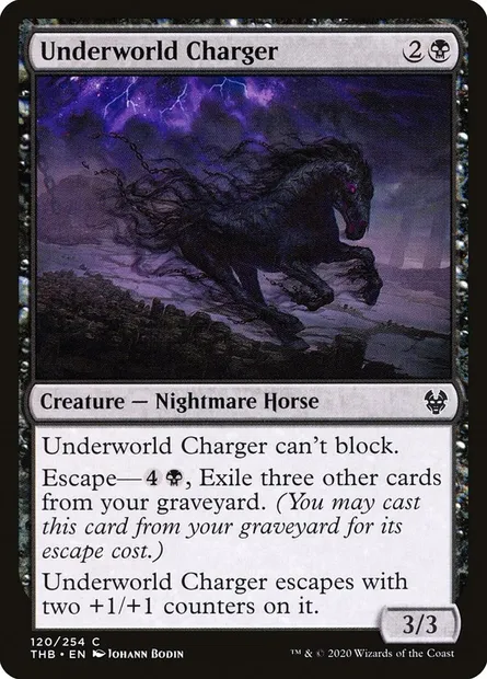 Underworld Charger, Magic card THB 120 — Theros Beyond Death set