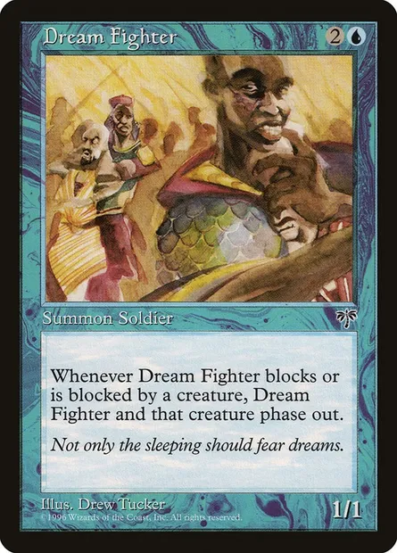Dream Fighter, Magic card MIR 63 — Mirage set