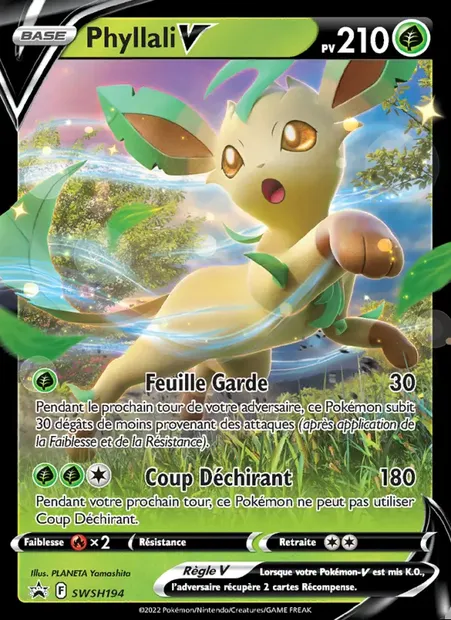 Phyllali V, carte Pokémon SWSH 194 — extension Promo SWSH