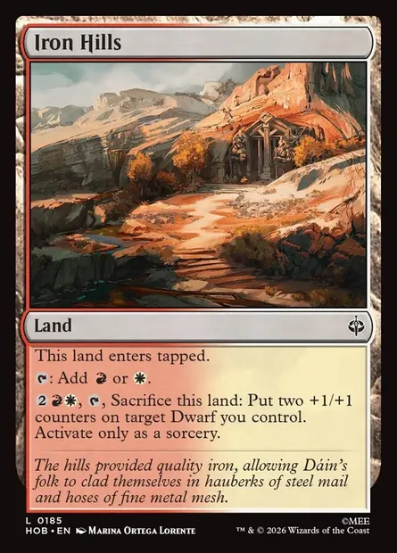 Iron Hills, Magic card HOB 185 — The Hobbit set