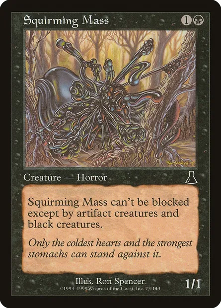 Squirming Mass, Magic card UDS 73 — Urza's Destiny set