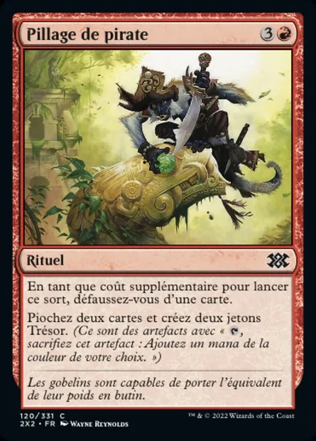 Pillage de pirate, carte Magic 2X2 120 — extension Double Masters 2022