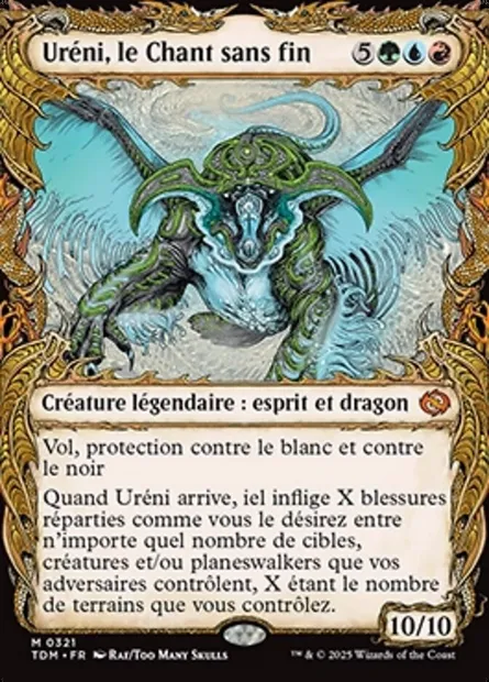 Uréni, le Chant sans fin, carte Magic TDM 321 — extension Tarkir: Dragonstorm