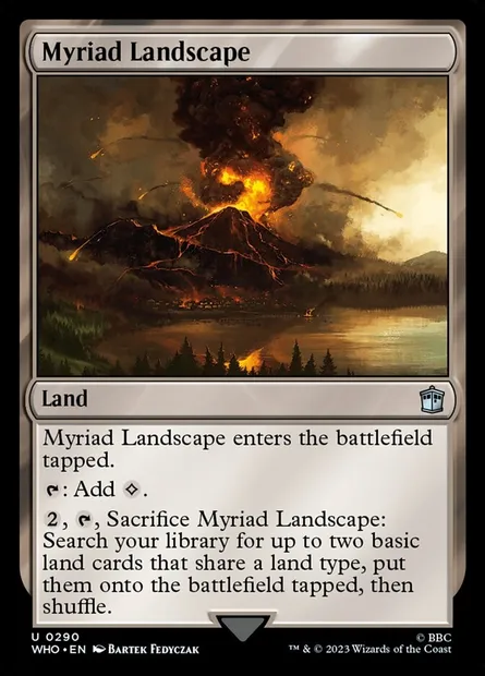 Myriad Landscape, Magic card WHO 290 — Doctor Who set