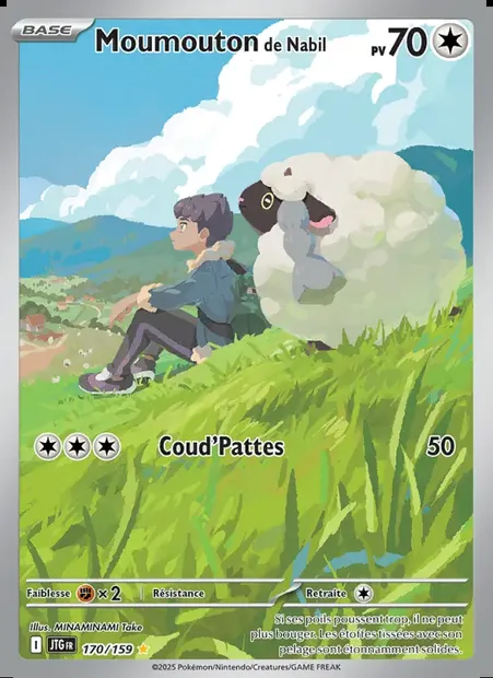 Moumouton de Nabil, carte Pokémon JTG 170 — extension Aventures Ensemble