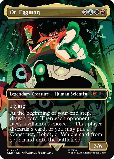 Dr. Eggman, carte Magic SLD 2084 — extension Secret Lair Drop