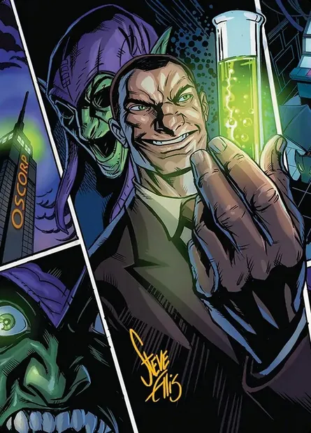 Norman Osborn // Norman Osborn, carte Magic ASPM 43 — extension Marvel's Spider-Man Art Series