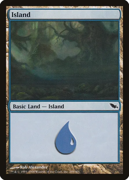 Island, Magic card SHM 289 — Shadowmoor set