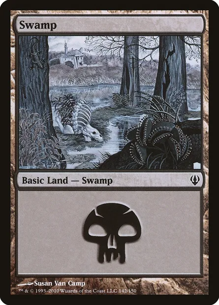 Swamp, Magic card ARC 142 — Archenemy set