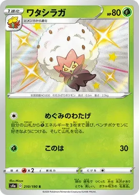 Blancoton, carte Pokémon S4a 210 — extension Shiny Star V
