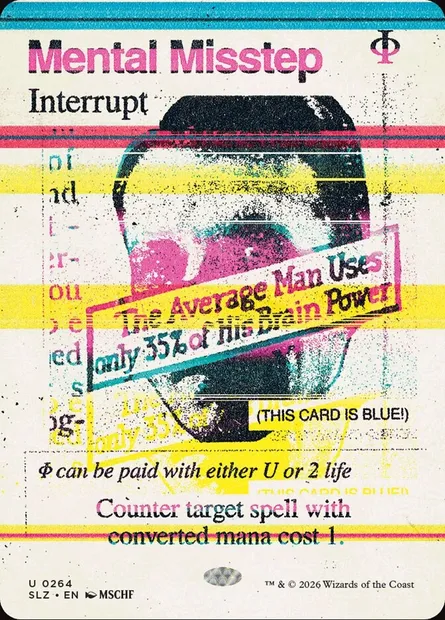 Mental Misstep, Magic card SLZ 264 — The Zeta Set set