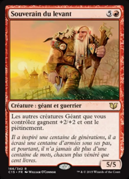 Souverain du levant, carte Magic C15 166 — extension Commander 2015