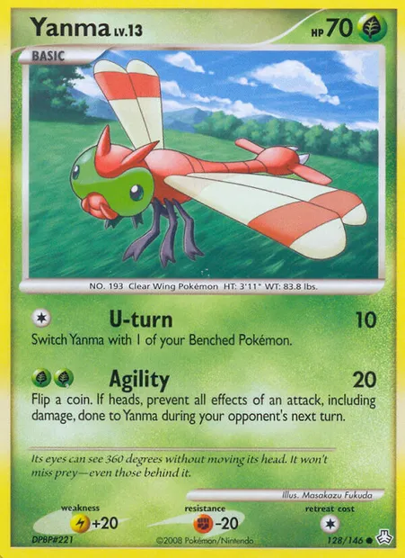 Yanma, Pokémon card LA 128 — Legends Awakened set