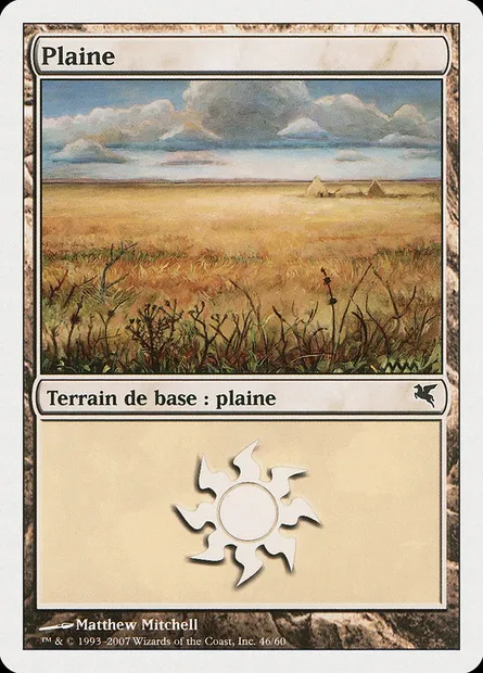 Plains, Magic card PSAL C46 — Salvat 2005 set