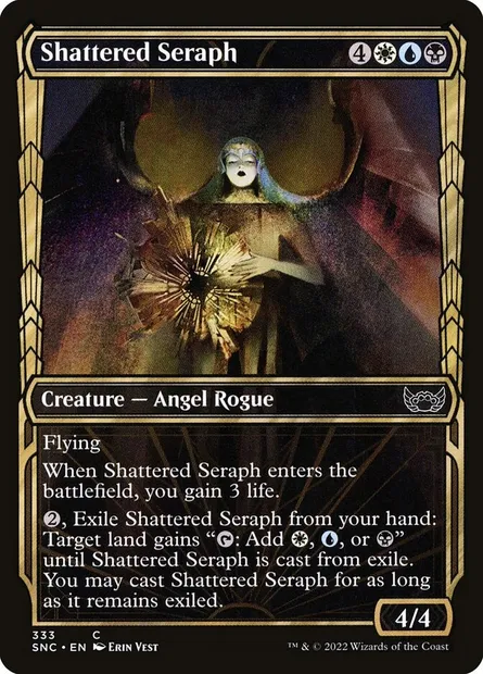 Shattered Seraph, Magic card SNC 333 — Streets of New Capenna set