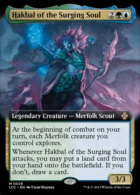Hakbal of the Surging Soul, Magic card LCC 29 — The Lost Caverns of Ixalan Commander set