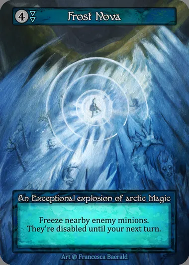 Frost Nova, Sorcery card BET 224 — Beta set