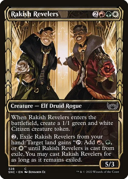 Rakish Revelers, Magic card SNC 328 — Streets of New Capenna set