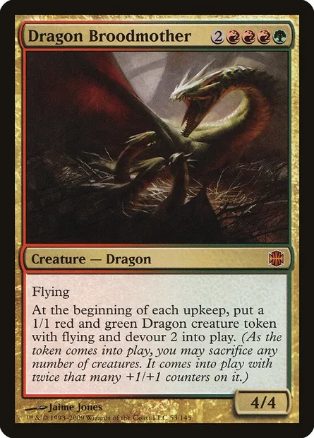 Dragon Broodmother, Magic card ARB 53 — Alara Reborn set