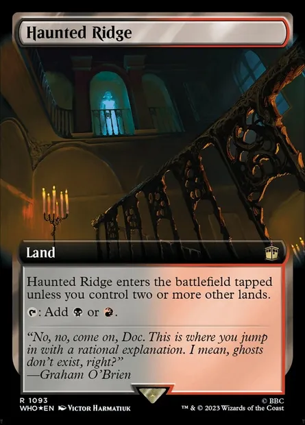 Haunted Ridge, Magic card WHO 1093 — Doctor Who set