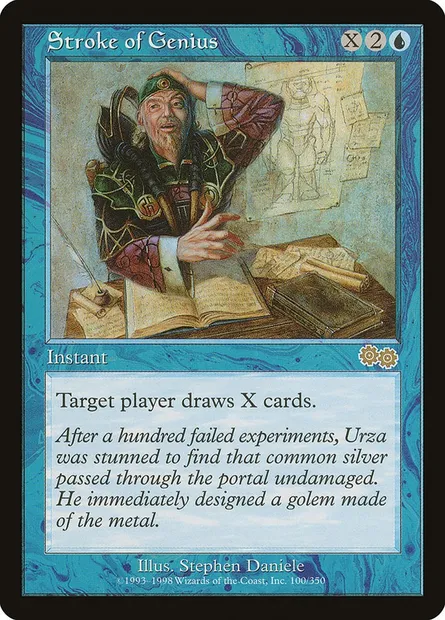 Eclair de génie, carte Magic USG 100 — extension Epopée d'Urza