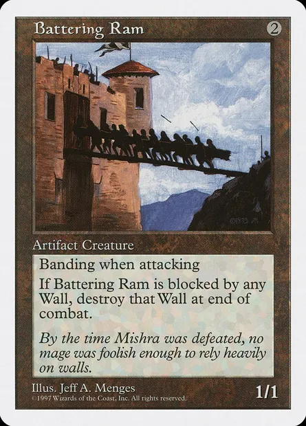 Bélier, carte Magic 5ED 353 — extension Cinquième Edition