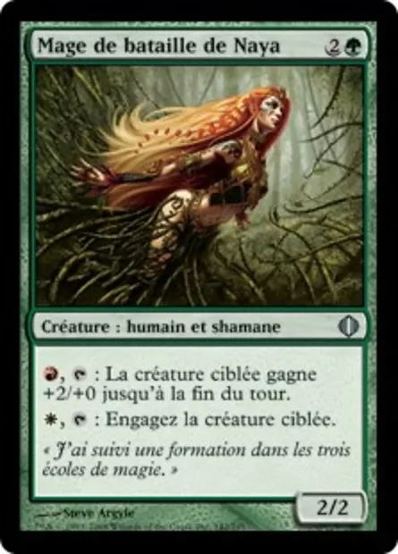 Mage de bataille de Naya, carte Magic ALA 142 — extension Les éclats d'Alara