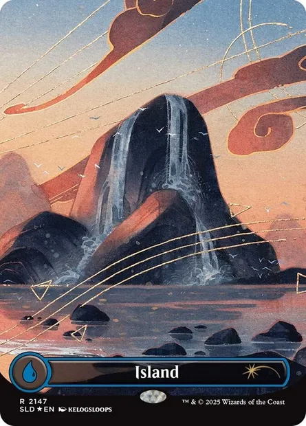 Île, carte Magic SLD 2147 — extension Secret Lair Drop
