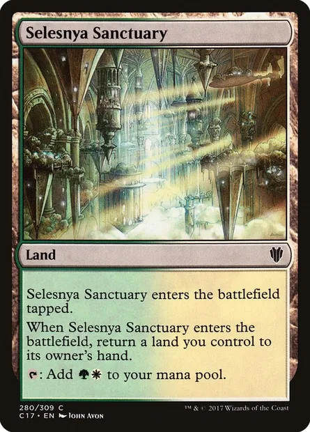 Selesnya Sanctuary, Magic card C17 280 — Commander 2017 set