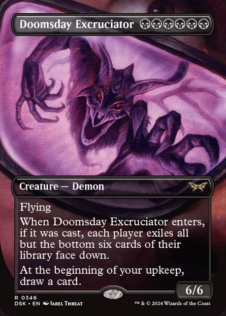 Doomsday Excruciator, Magic card DSK 346 — Duskmourn: House of Horror set