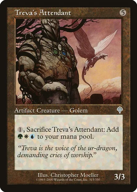 Serviteur de Treva, carte Magic INV 315 — extension Invasion