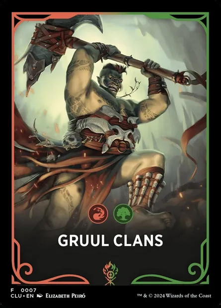 Gruul Clans, carte Magic FCLU 7 — extension Ravnica: Clue Edition Front Cards