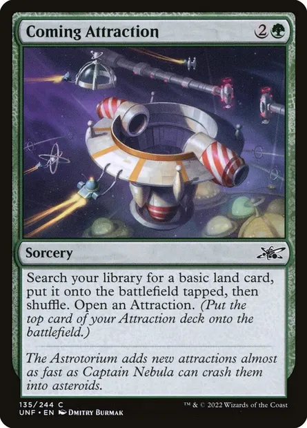 Coming Attraction, carte Magic UNF 135 — extension Unfinity