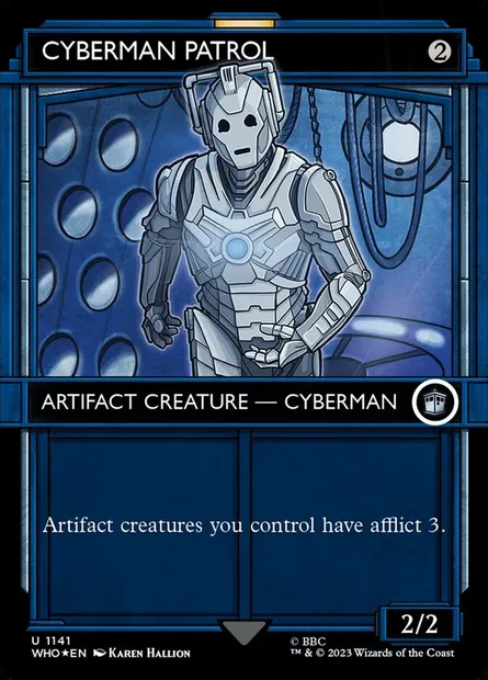 Cyberman Patrol, Magic card WHO 1141 — Doctor Who set
