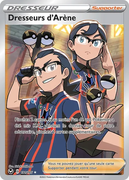 Dresseurs d'Arène, carte Pokémon SIT 191 — extension Tempête Argentée