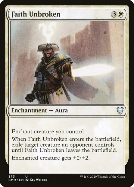 Faith Unbroken, Magic card CMR 373 — Commander Legends set