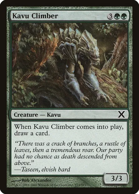 Kavu Climber, Magic card 10E 273 — Tenth Edition set