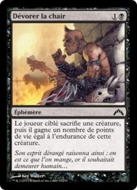 Dévorer la chair, carte Magic GTC 63 — extension Insurrection