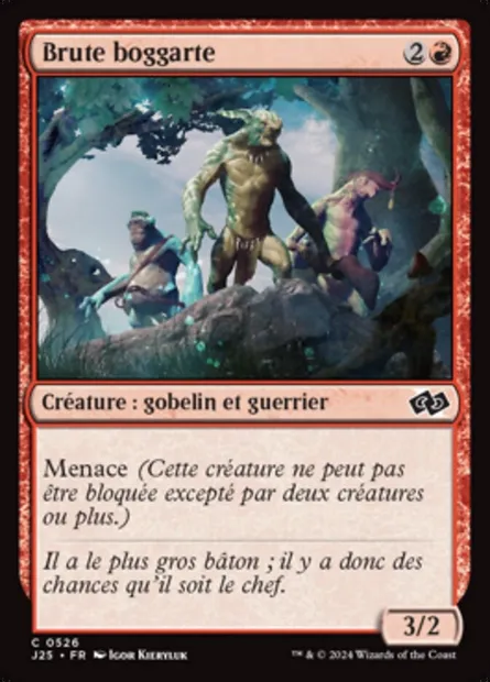 Brute boggarte, carte Magic J25 526 — extension Foundations Jumpstart