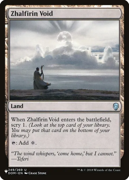 Vide zhalfirin, carte Magic PLST DOM-249 — extension The List