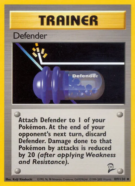 Defender, carte Pokémon B2 109 — extension Base Set 2