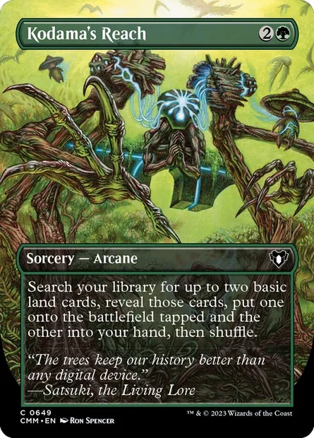 Kodama's Reach, Magic card CMM 649 — Commander Masters set