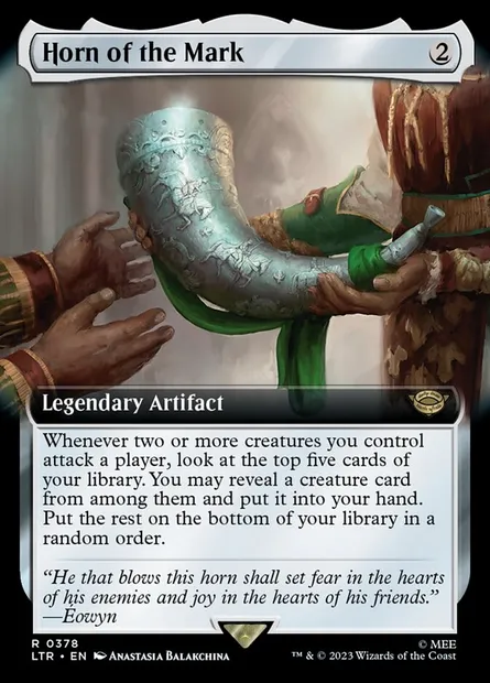 Horn of the Mark, Magic card LTR 378 — The Lord of the Rings: Tales of Middle-earth set