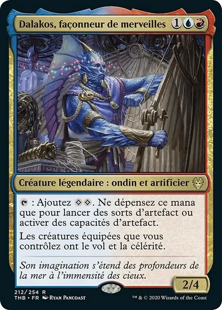 Dalakos, façonneur de merveilles, carte Magic THB 212 — extension Theros Beyond Death