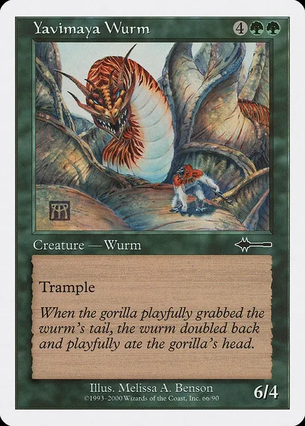 Yavimaya Wurm, Magic card BTD 66 — Beatdown Box Set set