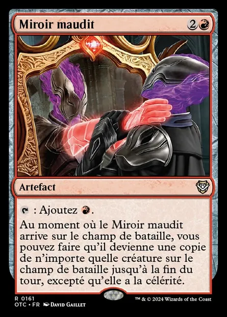 Miroir maudit, carte Magic OTC 161 — extension Outlaws of Thunder Junction Commander