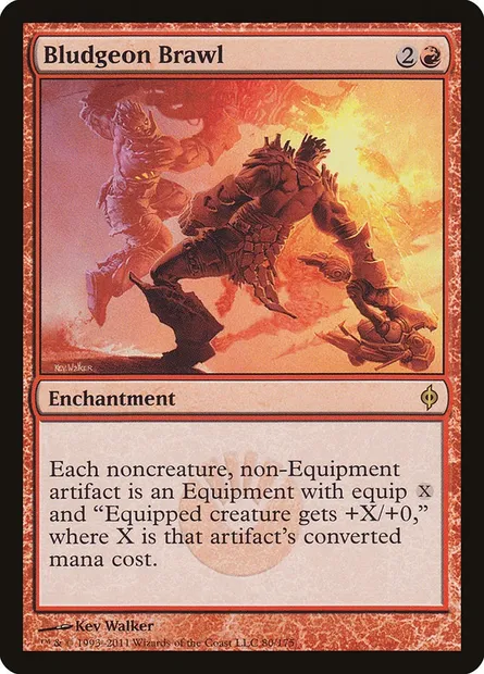 Bludgeon Brawl, Magic card NPH 80 — New Phyrexia set