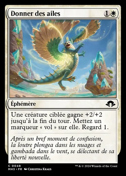 Donner des ailes, carte Magic MH3 48 — extension Modern Horizons 3