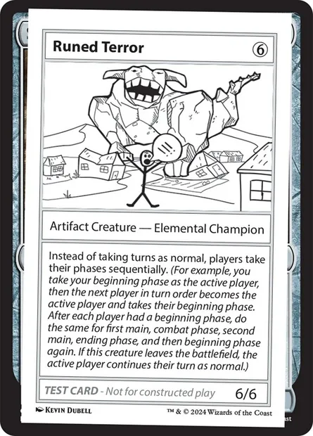Runed Terror, Magic card MB2 610 — Mystery Booster 2 set