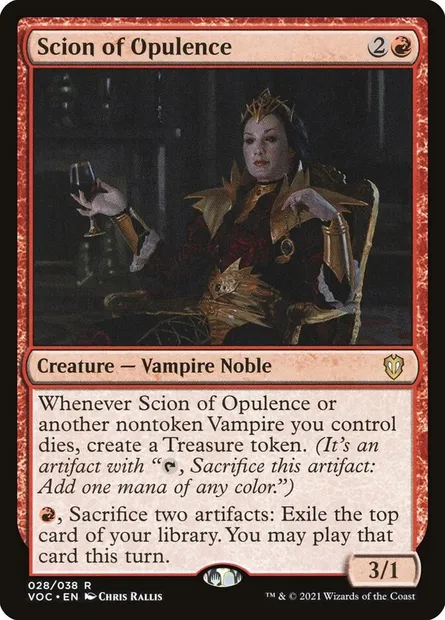 Scion of Opulence, Magic card VOC 28 — Crimson Vow Commander set